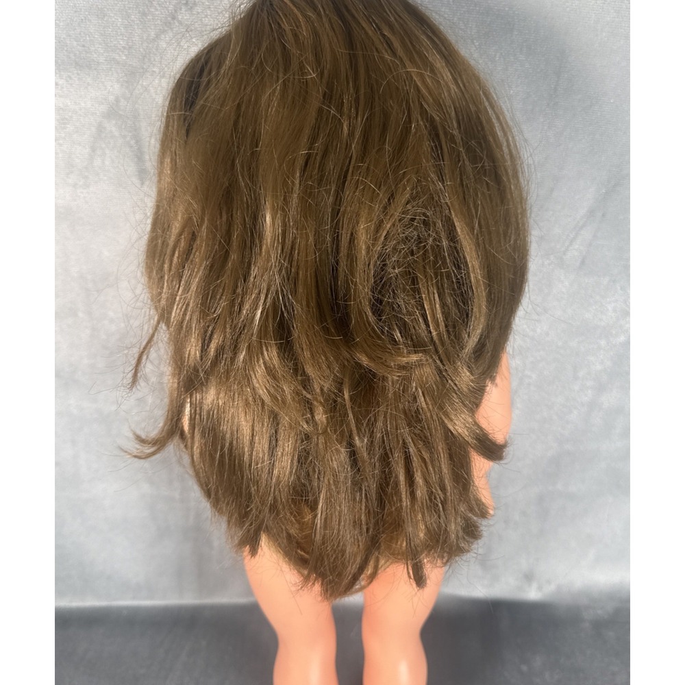 Götz 18" Doll Brunette Hair Brown Eyes Rooted Hair Soft Body Vinyl - Picture 2 of 16